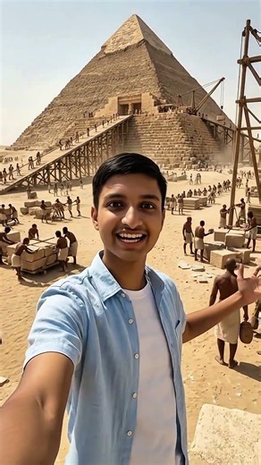 How the Pyramids Were Built? A Time Travel Vlog!