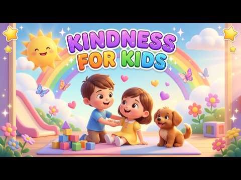 Be Kind Song 🌈 | Kindness for Kids Educational Song #kindness #kidssongs