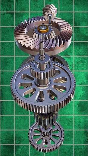 Smart Differential Gear That Changes Everything! ⚙️ #shorts #shortvideo #science #engineering