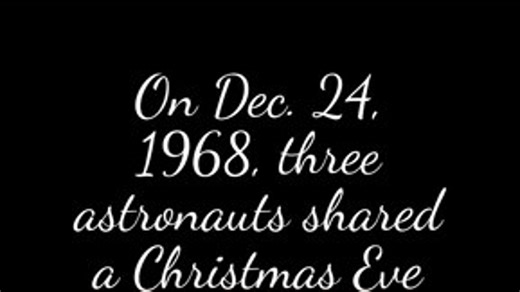 Apollo 8's Christmas Eve greetings (seen by 1 billion on Earth) revisited