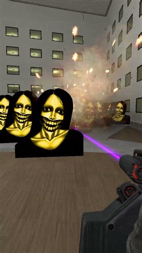 Destroying Kuchisake Onna In hotel #shorts