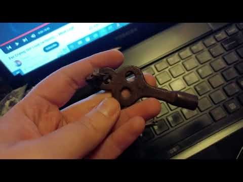 Antique Roller Skate Key