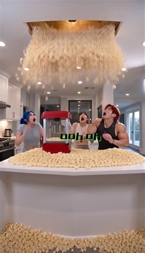 Too Much Popcorn... And There's Even A Popcorn Big Boss 😂