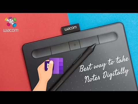 Best Way to take Notes Digitally | Wacom Pen Tablet |