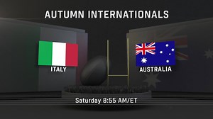 86K views · 481 reactions | Live on ESPN+ International Rugby Italy vs Australia | SAT 8:55 AM/ET Wales vs Tonga | SAT 9:25 AM/ET Ireland vs New Zealand | SAT 1:55 PM/ET | ESPN | Facebook