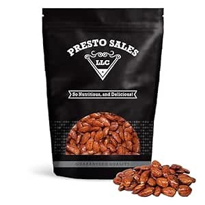 Almonds, Sugar Free and Glazed, Fresh and Delicious Perfectly Natural, Quality, Fresh, Ideal snacks, packaged in resealable 1 lb. (16 oz.) pouch bag b...