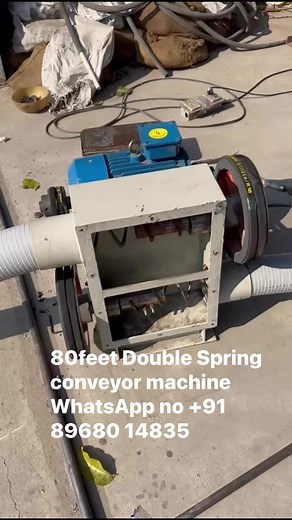 1.8K views | 80feet Double Spring conveyor machine WhatsApp no +91 89680 14835 | Punjab Engineering Corporation | Facebook