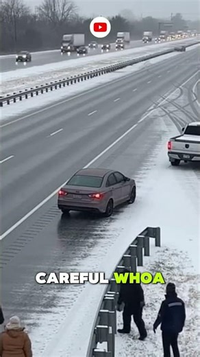Winter Road Shock: A Split-Second Slide
