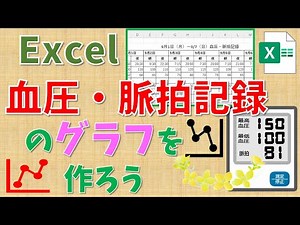 [Computer Class] Let's create graphs of blood pressure and pulse records using Excel