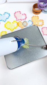 Pixel hearts for grabs! Who wants one?💖💜💚💙🧡✨ Materials 💖TeckWrap inkjet printable shrink sheet translucent 💜TeckWrap tweezer 💚Heat gun ✨Shop on teckwrapcraft.com✨ #teckwrapvinyl #smallbusiness #shrinkplastic #keychain #shrinkydink #diy #pixel #pixelart #giftidea #craft | TeckWrap Craft