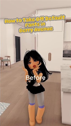 Take off Default pants in Berry Avenue #roblox #berryave #tutorial #robloxroleplay