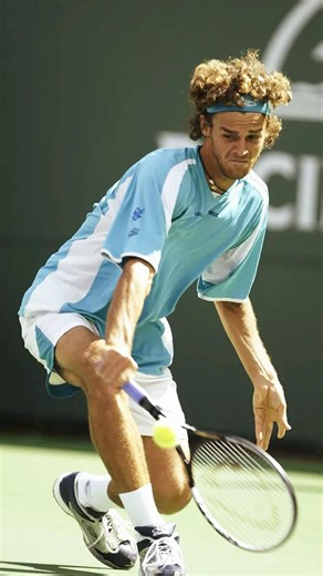 BNP Paribas Open on Instagram: "The pride of Brazil 🇧🇷 🎥: @gugakuerten 🆚 Federer, 2003 #tennis #guga #federer #instatennis #tennisparadise"