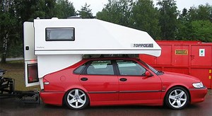 The Saab Toppola Compact Camper