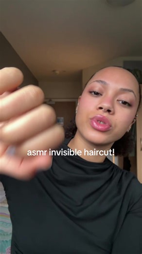 ASMR Invisible Haircut Experience for Relaxation