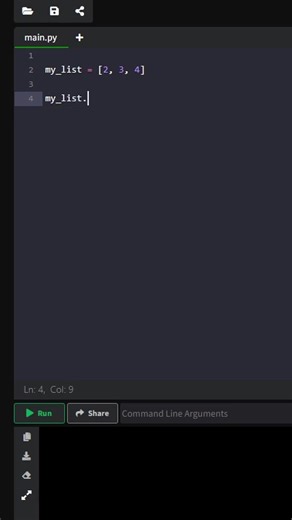 How to add to a list in Python? #python #coding #programming #codinghack