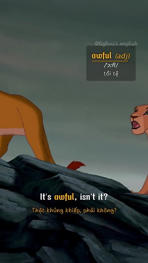 Learn english with The Lion King (1994) Scene 20: Simba arrives back in the Pride Lands and finds the area destroyed #learn #english #vocabulary #subtitles #movie #thelionking #hoctienganh #phim #vuasutu