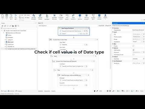 Handle Mixed Date Formats in Excel Data, using UiPath
