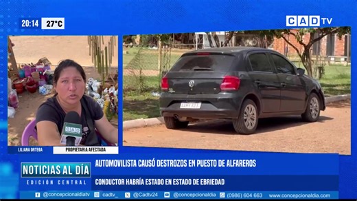 1.4K views |  EN VIVO | NOTICIERO CENTRAL DE CAD TV  LUNES, 22 DE DICIEMBRE DEL 2025  TITULARES: • HALLAN SIN VIDA A HOMBRE TRAS CAÍDA DE CAMIONETA AL RÍO APA • ACCIDENTE FATAL EN YBY YAÚ • APREHENDEN A DOS PERSONAS POR PRESUNTO ABIGEATO EN SAN ALFREDO Podés vernos a través del Canal 24 - FIMAX No te olvides de visitar nuestra página web www.concepcionaldia.com | CAD TV | Facebook