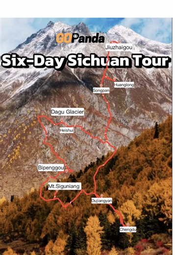 We have customized a 6-day tour itinerary for tourists from Malaysia.#sichuantravel #siguniangmountain #huanglong #jiuzhaigou #bipenggou