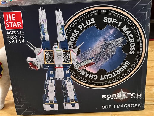杰星58144 太空堡垒sdf-1 全网首发开箱