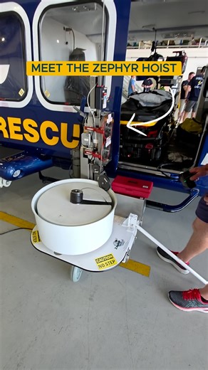 Our crews rely on winches to rescue Queenslanders where no one else can. To get people out of sticky situations over challenging terrain, our winches need regular testing and maintenance. This means flying the helicopter so our crew can reel out the cable and test it under heavy loads. This time-consuming and labour-intensive process ties up the aircraft, crew, and engineers and reduces availability for emergency missions. That’s why we’re raising $124,680 for two additional Zephyr Hoist Systems