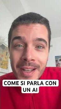 Smetti di ringraziare ChatGPT #ai #chatgpt #tutorial #prompt #intelligenzaartificiale