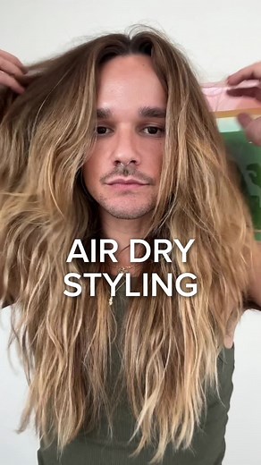 Air Dry Hair Styling Tips with Heat Protectant Spray