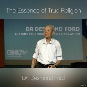 1.3K views · 20 reactions | We hope you'll be blessed watching this excerpt of a sermon preached by the late Dr. Desmond Ford. Always at his best, he uplifts Christ here as he expounds on the essence of true religion. Watch, Comment, and Share! | Good News Unlimited | Facebook