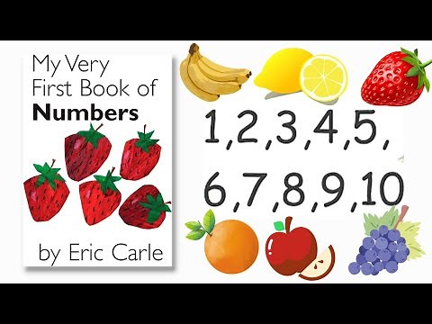 "MY VERY FIRST BOOK OF NUMBERS" 📖BY ERIC CARLE 🔢 COUNTING BOOK