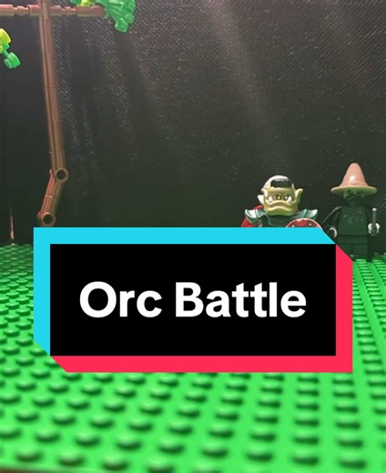 I made this while on call with @Lego Lander’s Unc/@Hmatt, it’s a simple an orc battle, they are my favorite faction and I can’t wait to make some lore, I already have ideas in mind #lego #fyp #legocastle #legofantasy #stopmotion