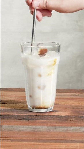 簡単に作る♪アイスカフェオレの作り方 #カフェオレ #コーヒー 簡単レシピ