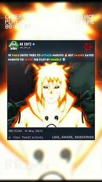 SASUKE SAVES NARUTO FROM OBITO 😈🥶