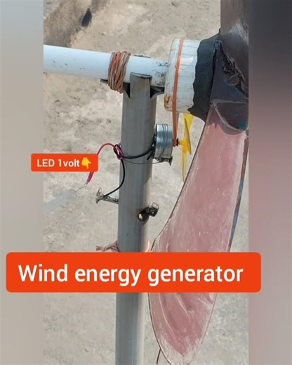 Wind Energy Generator Working Model 🌬️⚡