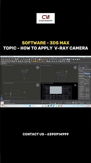 3ds Max Tutorial | How To Apply V-Ray Camera