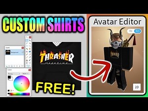 Make Your Own Custom ROBLOX Shirts FREE!!! (Boys & Girls)