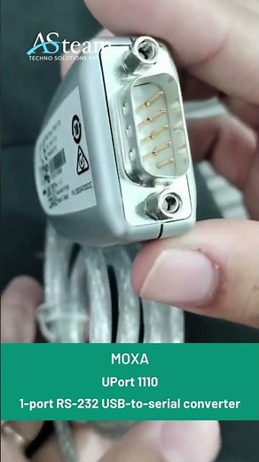 MOXA Uport 1110 | 1-port RS-232 USB-to-serial converter #youtubevideo #moxa #trendingshorts
