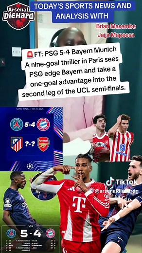 PSG Thrash Bayern Munich 5-4 in UCL Thriller