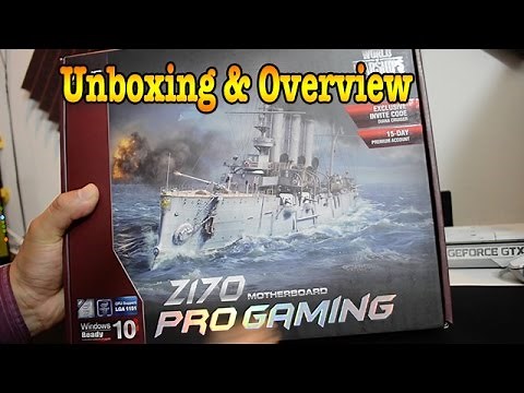 Asus Z170 Pro Gaming Motherboard Unboxing And Overview