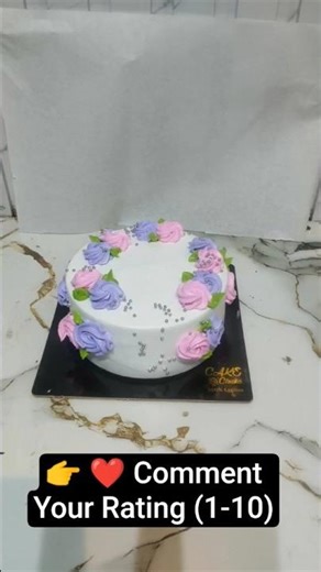 (150)🌸 Elegant Floral Cake Making 😱 End Tak Zaroor Dekho!