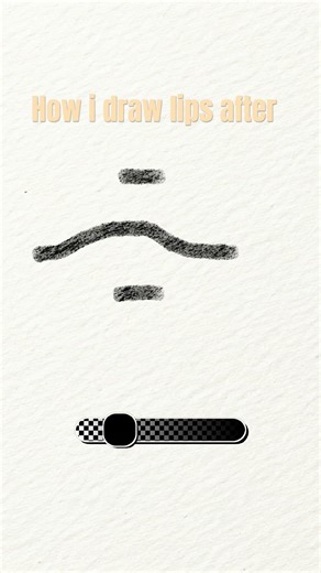 How i draw my lips before / after ✨🎀💝🥰