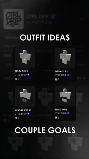 Couple Goals Outfit Inspiration on Roblox