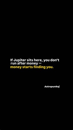 Astro Pankaj on Instagram: "Jupiter (Guru) is the planet of expansion + blessings + wisdom + dharma So when it sits in 2, 5, 9, 11 (the best “wealth + fortune” houses), it doesn’t just give money… It creates a life where money gets attracted to you naturally. Why these houses are special: 2nd house = Wealth + Savings + Family support Jupiter here expands income, savings, and gives “money stability”. 5th house = Intelligence + Luck + Fame Jupiter here makes your brain a money-maker. People earn t