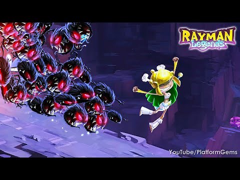 RAYMAN LEGENDS Olympus Maximus - World 5 - 100% Walkthrough [1080p] No commentary