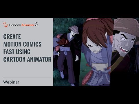 Create Motion Comics Fast using Cartoon Animation
