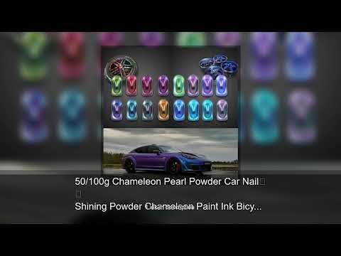 50/100g Chameleon Pearl Powder Car Nail Shining Powder Chameleon Paint Ink Bicycle Motorcycle C