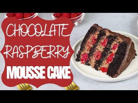 Chocolate Raspberry Mousse Cake | CHELSWEETS