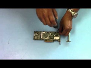 Properly Installing a Bracket on Your Adaptec RAID Adapter