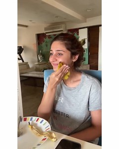 Full use of banana 😂 P.S. It's really good for the skin! | Dhvani Bhanushali