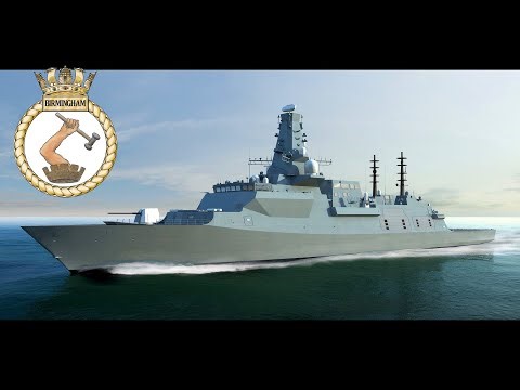 HMS Birmingham Type 26 frigate construction