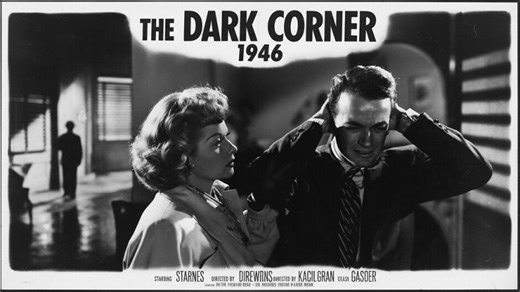 The Dark Corner (Film-Noir, USA 1946) Mark Stevens, Lucille Ball, Clifton Webb, William Bendix (480p)